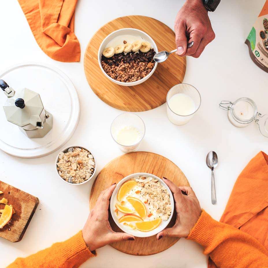 Colazione vegana sana e veloce, granola Lysa Food