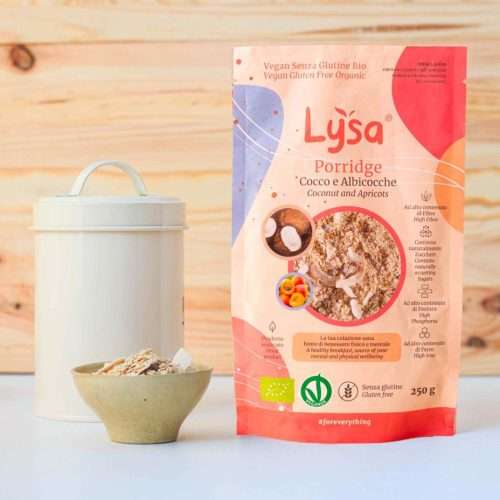 Porridge Bio Cocco e Albicocche, Lysa Food