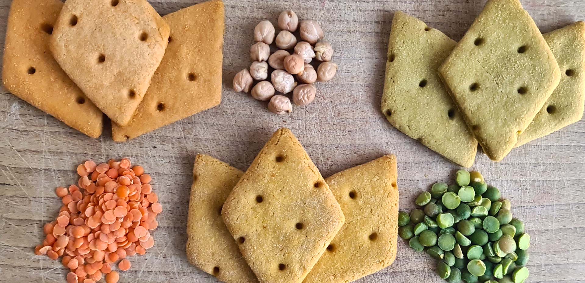 crackers ai legumi Miglio Bruno crackers ai legumi Miglio Bruno