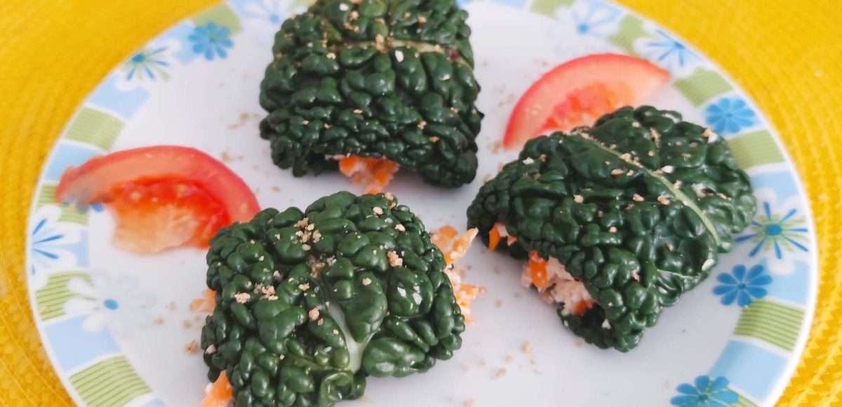Involtini di cavolo nero vegani