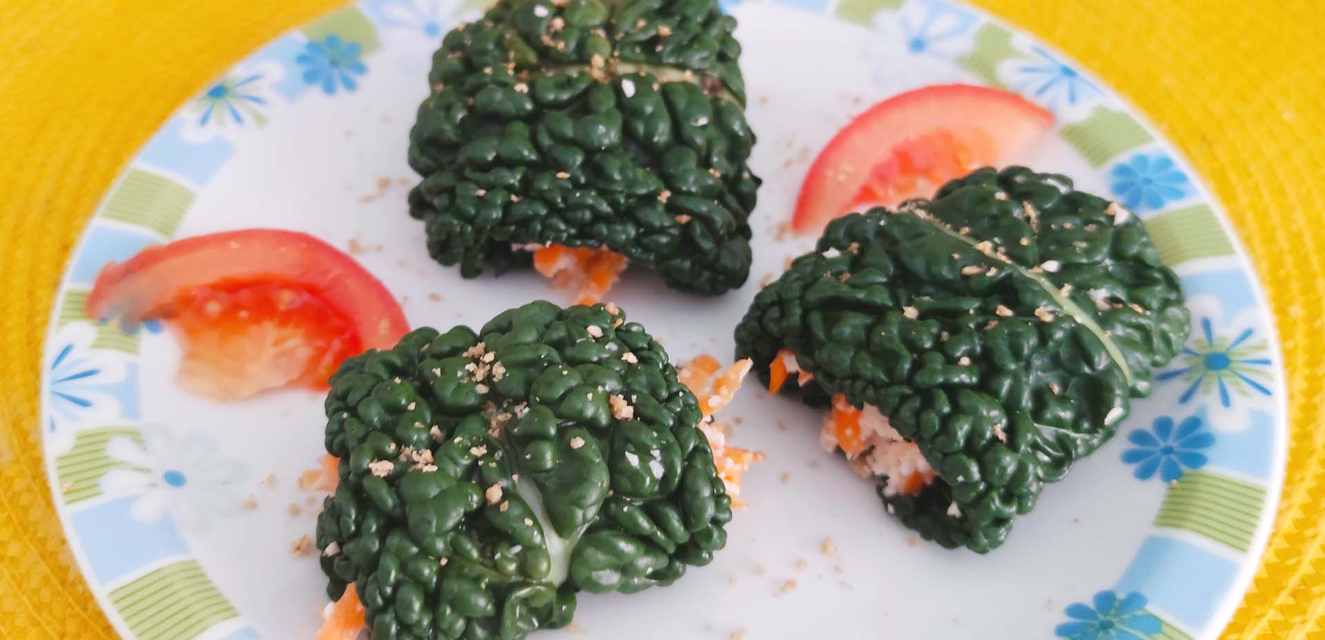 Involtini di cavolo nero vegani Involtini di cavolo nero vegani
