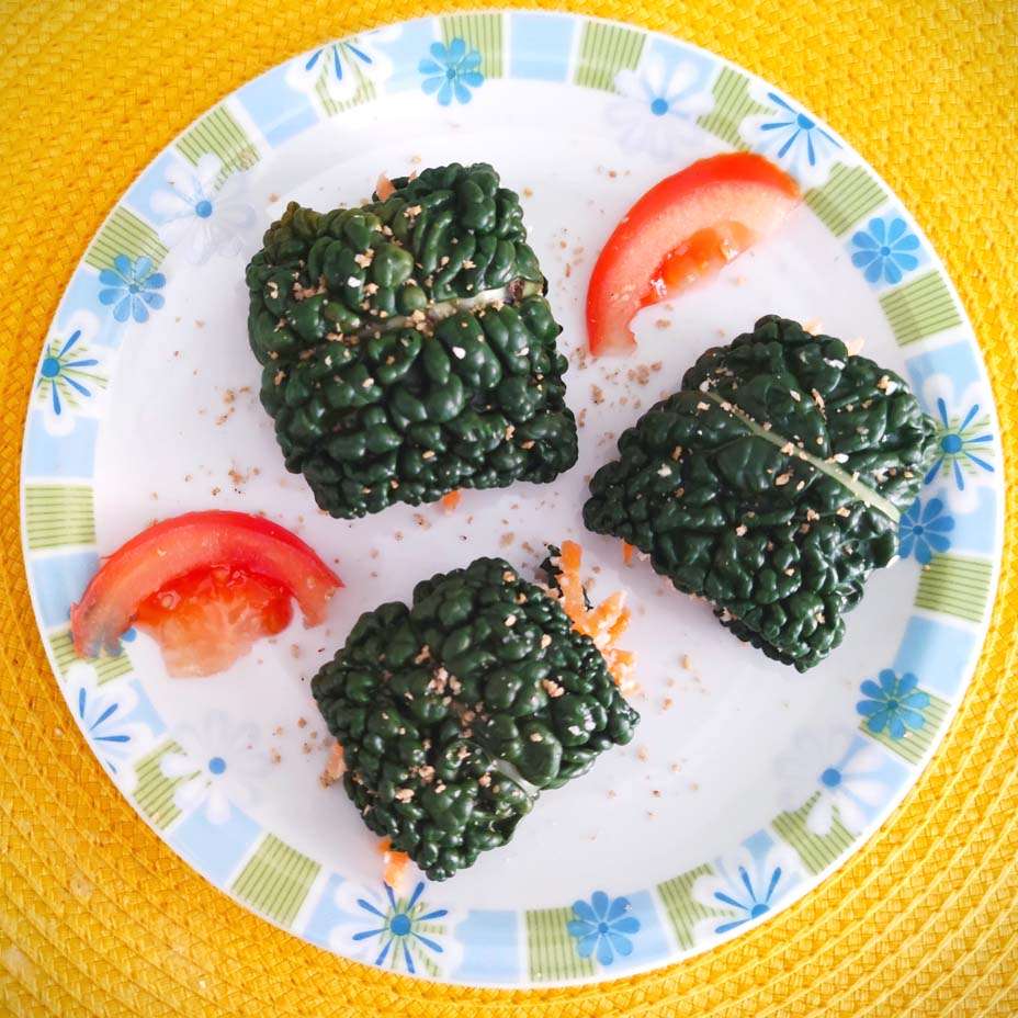 Involtini di cavolo nero vegani Involtini di cavolo nero vegani