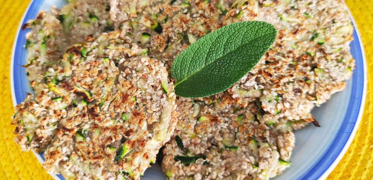 Pancake di zucchine vegani e senza glutine
