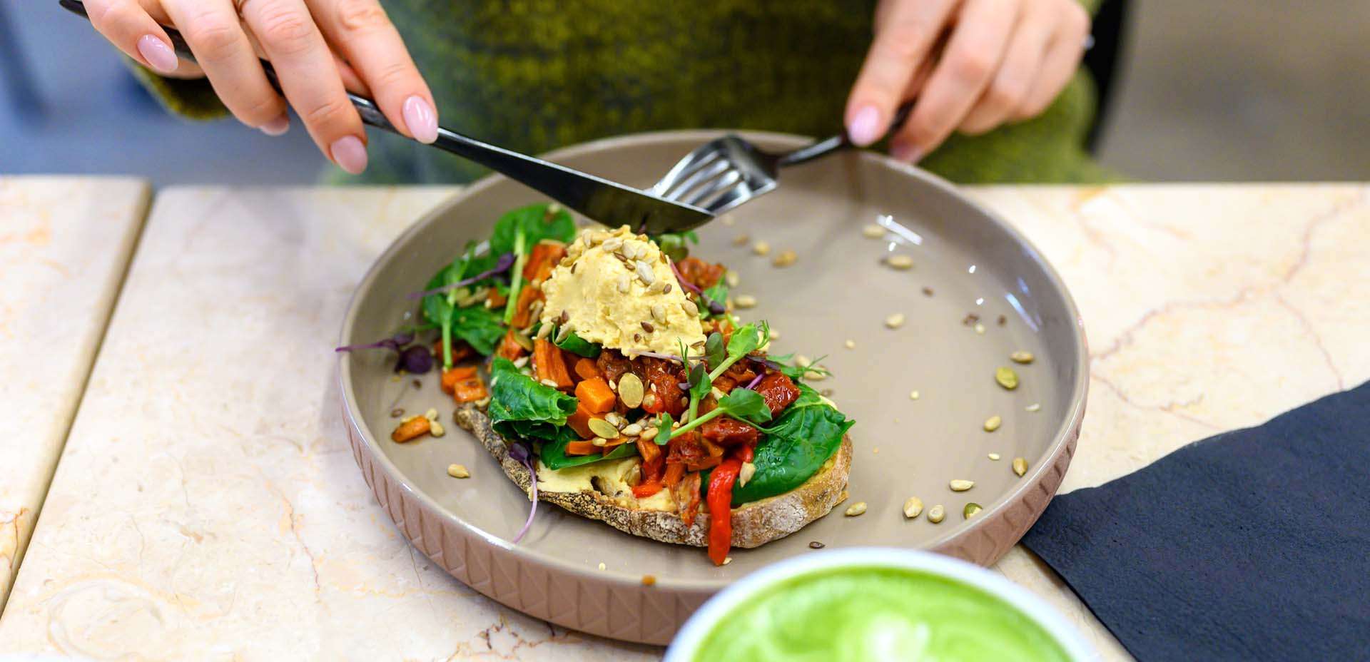 colazione vegana salata