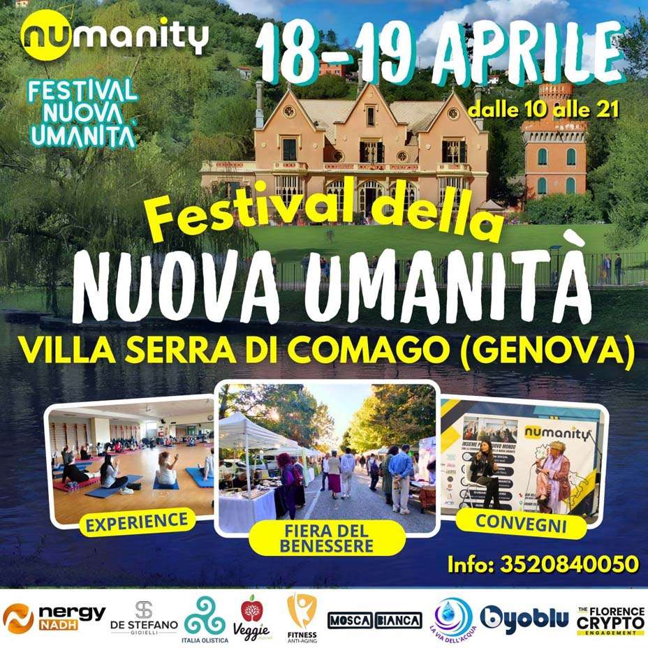 Festival Nuova Umanità, Villa Serra di Comago a Sant’Olcese