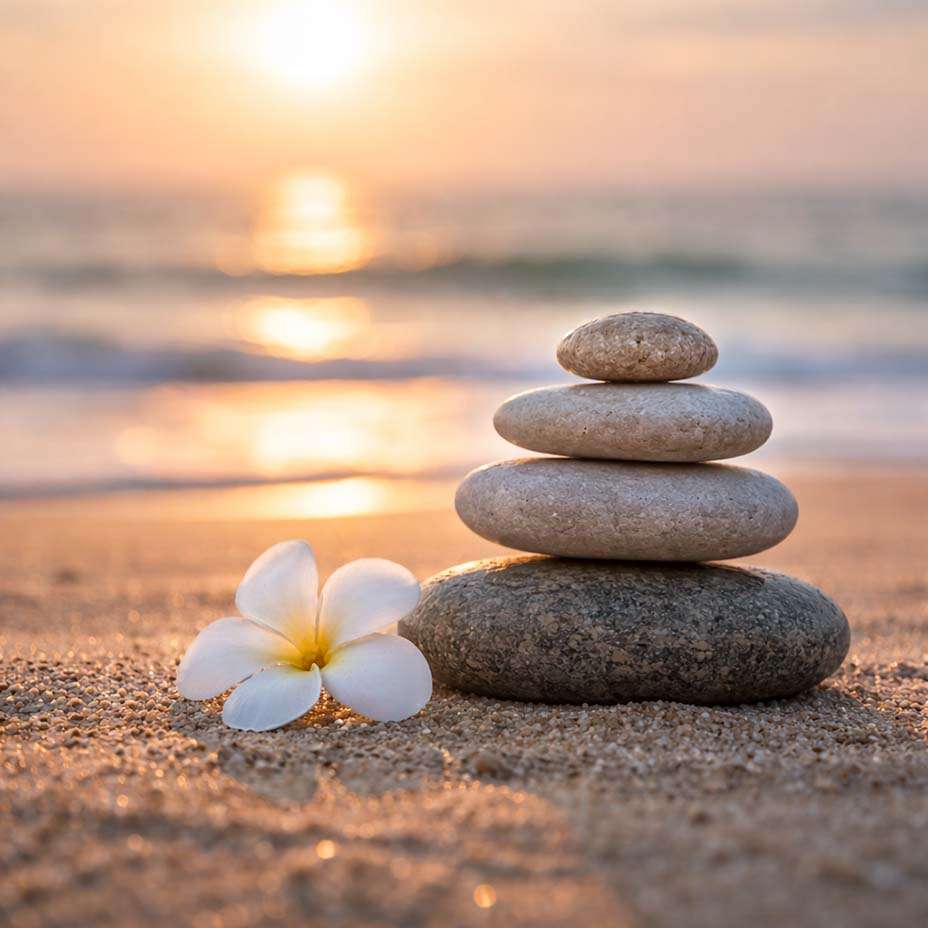 pietre, meditazione, mare pietre, meditazione, mare