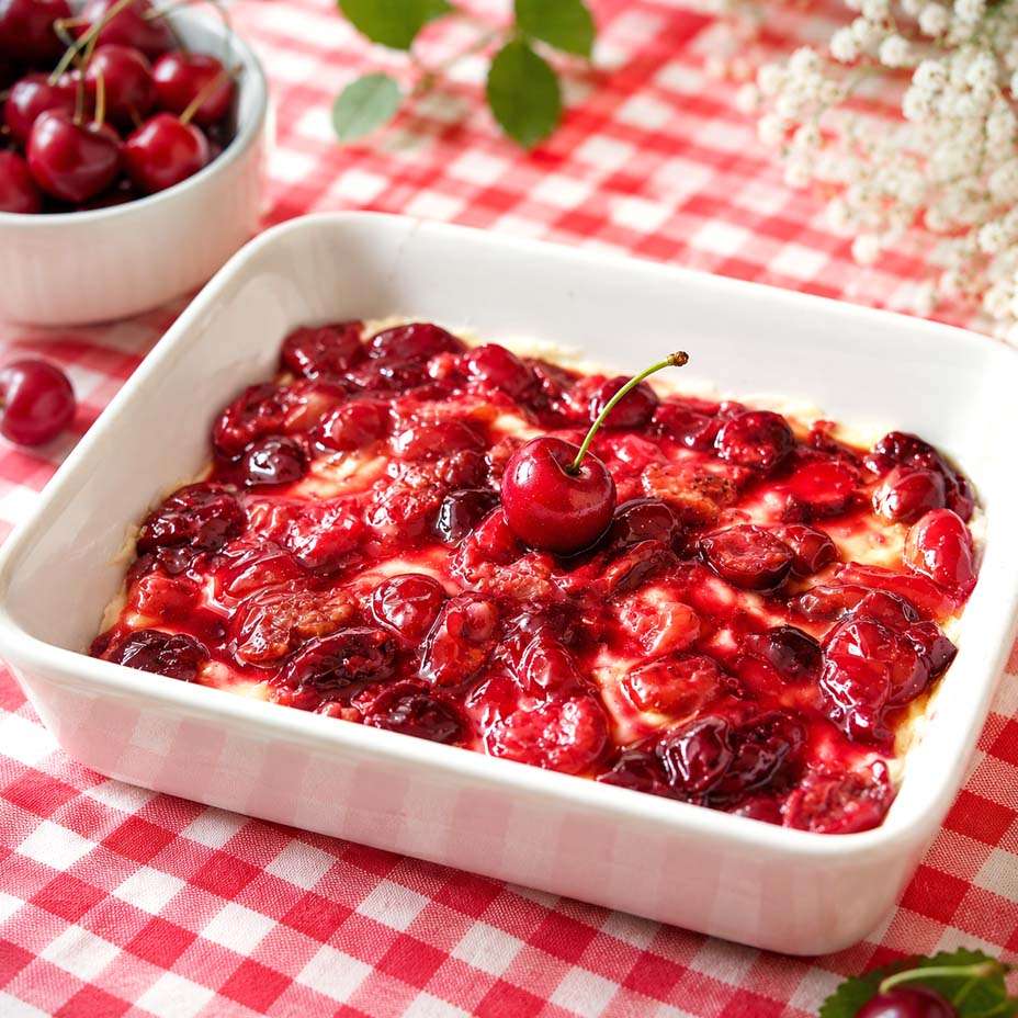 Semifreddo vegano alle ciliegie Semifreddo vegano alle ciliegie