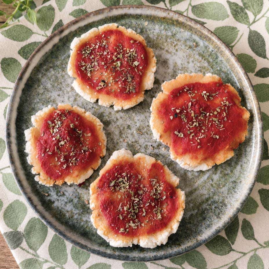 pizzette vegane senza lievitazione