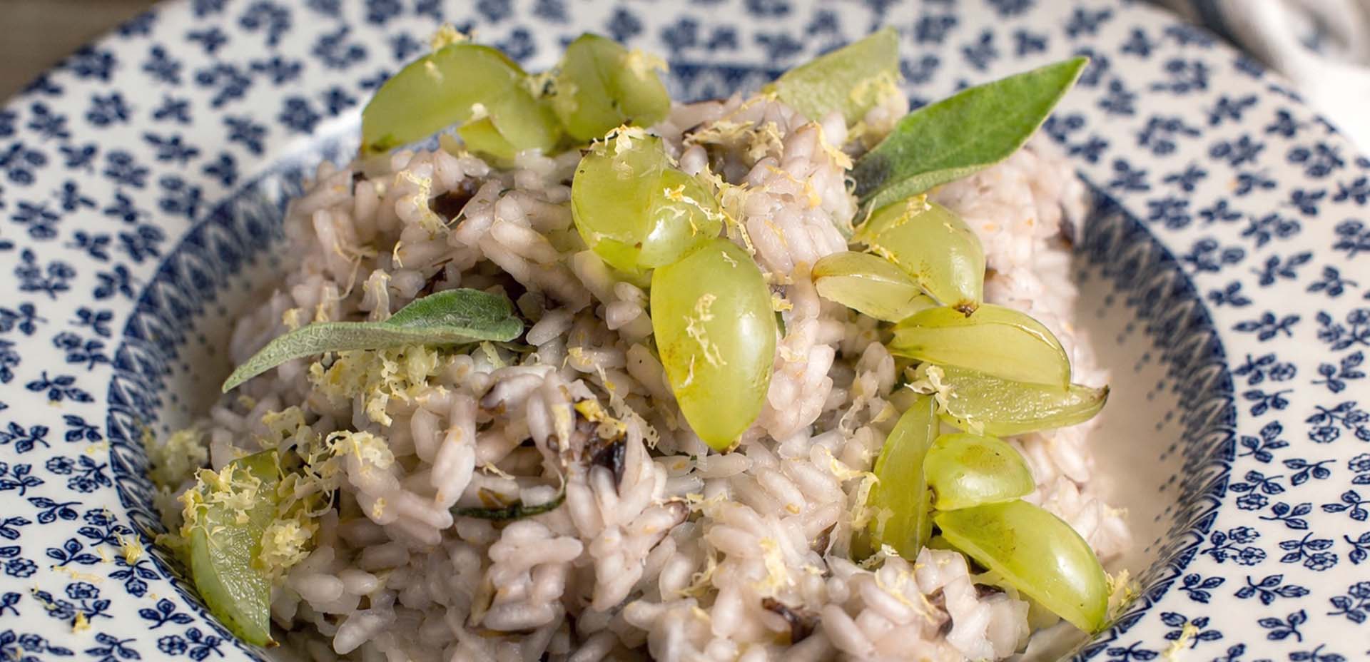 risotto radicchio uva risotto radicchio uva