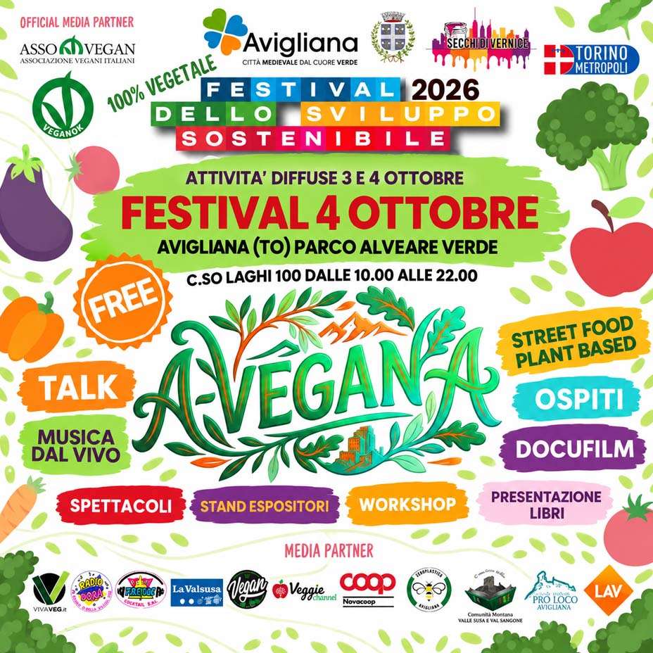 Festival dello Sviluppo Sostenibile A-vegana 2026 Festival dello Sviluppo Sostenibile A-vegana 2026